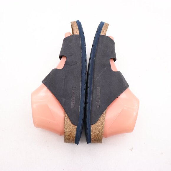 Birkenstock Arizona Navy Leather Women's EU 39 US 8 Soft Footbed Comfort Sandals - Picture 6 of 9